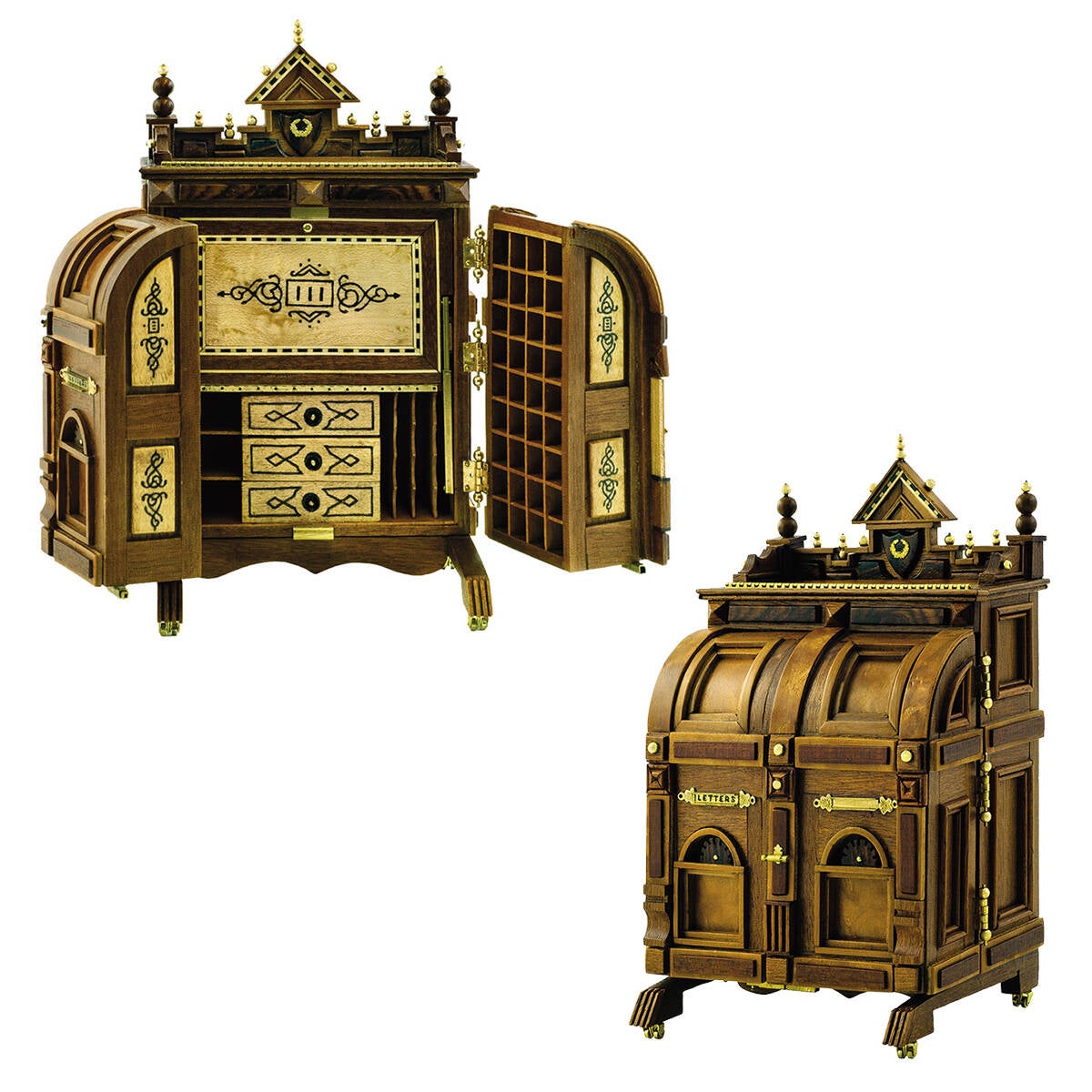 トランプ ANYONE RUNAWAY WORLD set Wooten Desk by Orvin Fjare | KSB Miniatures Collection